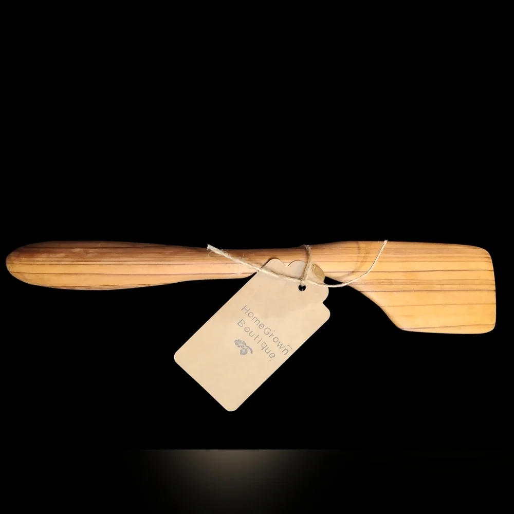 Handmade Wood Spatula - Natural Finish